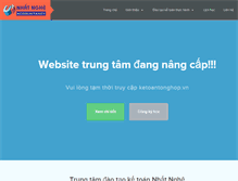 Tablet Screenshot of ketoannhatnghe.com